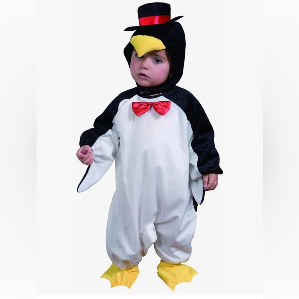Penguin Costume by Dress Up America Size 4-6 Toddler